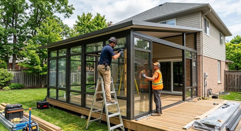 Four Season Room Installation in Longmont, CO