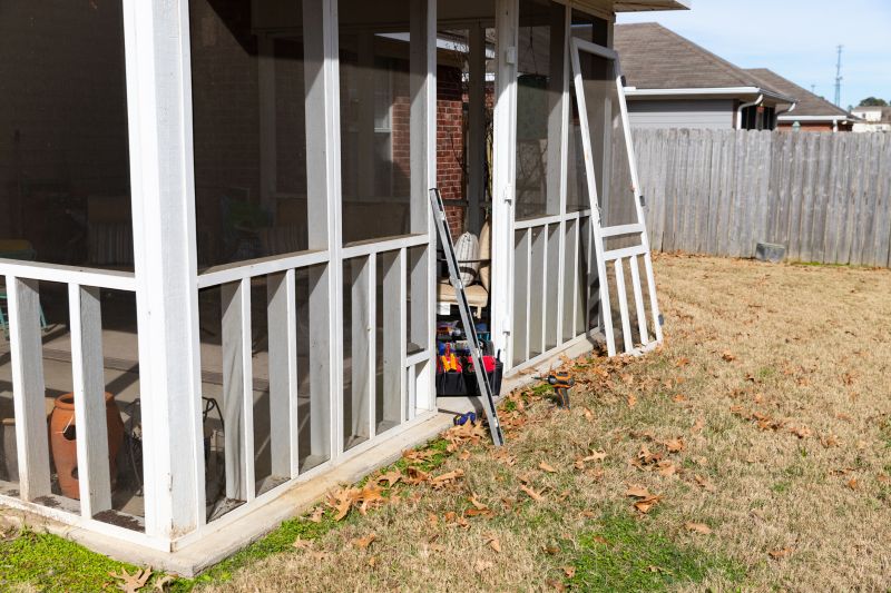 Open-Air Screen Porch